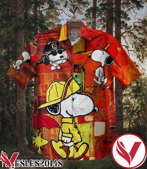 Snoopy Firefighter Hawaiian Shirt, Unique Gifts For Friends - Vesles2014S 1