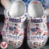 Snoopy Independence Day Cartoon Crocs Crocband Clogs Shoes Comfortable For Men Women and Kids, Unique Gift From  Vesles2014S
