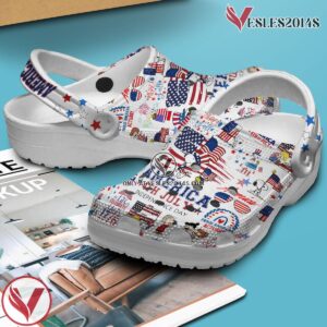 Snoopy Independence Day Cartoon Crocs Crocband Clogs Shoes Comfortable For Men Women and Kids, Unique Gift From  Vesles2014S 2