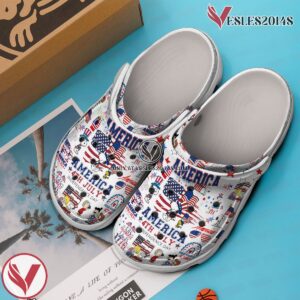 Snoopy Independence Day Cartoon Crocs Crocband Clogs Shoes Comfortable For Men Women and Kids, Unique Gift From  Vesles2014S 3