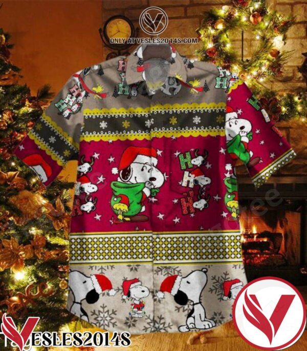 Snoopy Merry Christmas Hawaiian Shirt, Unique Gifts For Friends - Vesles2014S 1