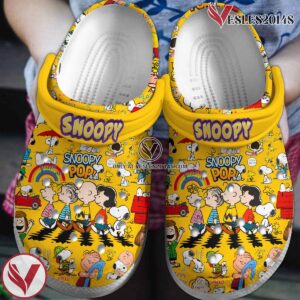 Snoopy Peanuts Cartoon Crocs Crocband Clogs Shoes Comfortable For Men Women and Kids Style 11, Unique Gift From  Vesles2014S