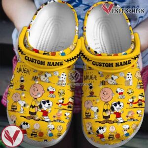Snoopy Peanuts Cartoon Crocs Crocband Clogs Shoes Comfortable For Men Women and Kids Style 5, Unique Gift From  Vesles2014S 2