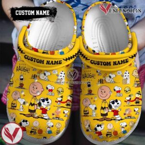 Snoopy Peanuts Cartoon Crocs Crocband Clogs Shoes Comfortable For Men Women and Kids Style 5, Unique Gift From  Vesles2014S
