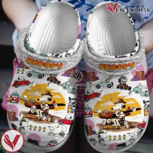 Snoopy Peanuts Cartoon Crocs Crocband Clogs Shoes Comfortable For Men Women and Kids Style 7, Unique Gift From  Vesles2014S
