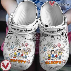 Snoopy Peanuts Cartoon Crocs Crocband Clogs Shoes Comfortable For Men Women and Kids Style 9, Unique Gift From  Vesles2014S