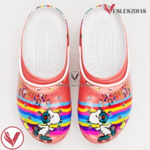 Snoopy Peanuts Cartoon Dog Rainbow Crocs 3D Clog For Men Women Kids Shoes, Unique Gift From  Vesles2014S 2