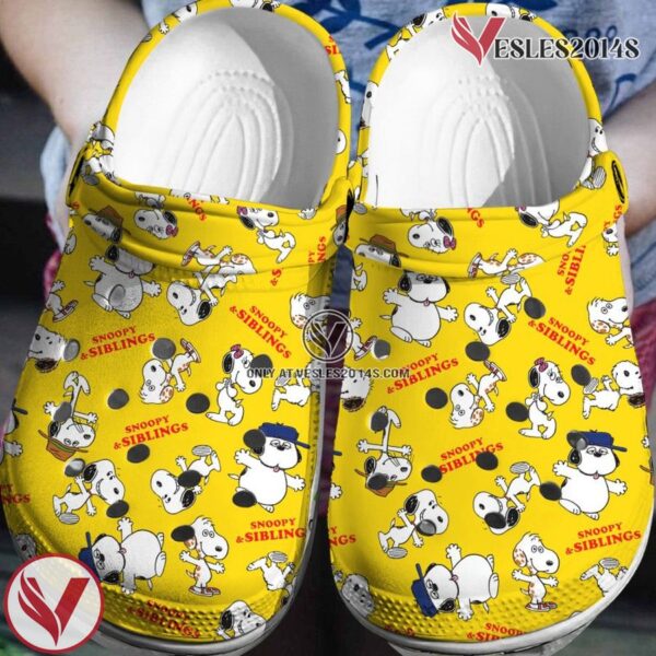 Snoopy Siblings Crocs 3D Clog Shoes, Unique Gift From  Vesles2014S