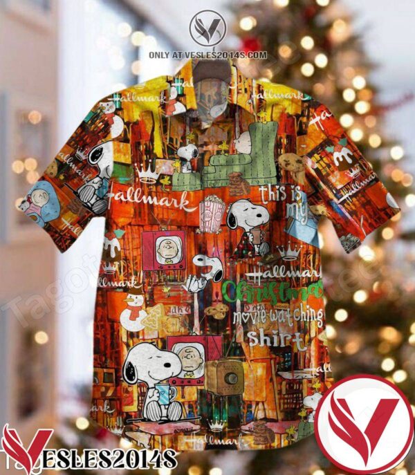 Snoopy This Is Hallmark Christmas Movie Hawaiian Shirt, Unique Gifts For Friends - Vesles2014S 1