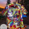 Snoopy Tie Dye Pattern Cartoon Peanuts For men And Women Graphic Print Short Sleeve Hawaiian Casual Shirt Vesles2014S
