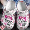 Snoopy We Wear Pink Breast Cancer Awareness Cartoon Crocs Crocband Clogs Shoes Comfortable For Men Women and Kids Style 1, Unique Gift From  Vesles2014S