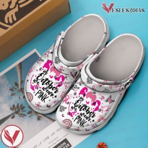 Snoopy We Wear Pink Breast Cancer Awareness Cartoon Crocs Crocband Clogs Shoes Comfortable For Men Women and Kids Style 1, Unique Gift From  Vesles2014S 2