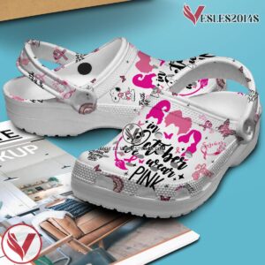 Snoopy We Wear Pink Breast Cancer Awareness Cartoon Crocs Crocband Clogs Shoes Comfortable For Men Women and Kids Style 1, Unique Gift From  Vesles2014S 3