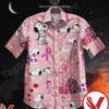 Snoopy With Cancer Ribbon Pink Hawaiian Shirt, Unique Gifts For Friends - Vesles2014S 1