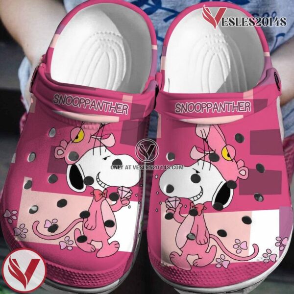 Snoopy x Pink Panther Crocs 3D Clog Shoes, Unique Gift From  Vesles2014S
