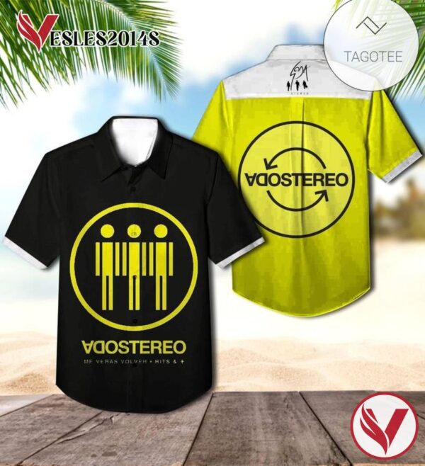 Soda Stereo Me Veras Volver Album Cover Hawaiian Shirt, Best Gift For Music Lovers Vesles2014S