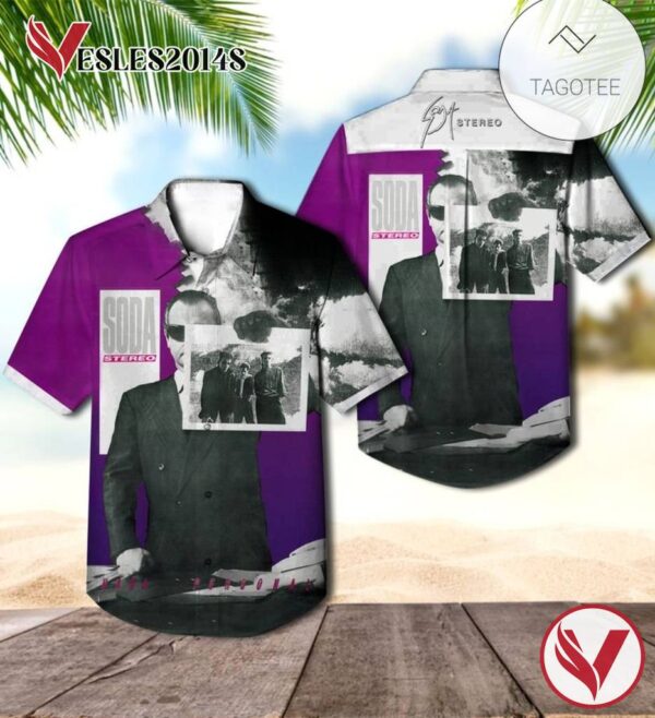 Soda Stereo Nada Personal Album Cover Hawaiian Shirt, Best Gift For Music Lovers Vesles2014S