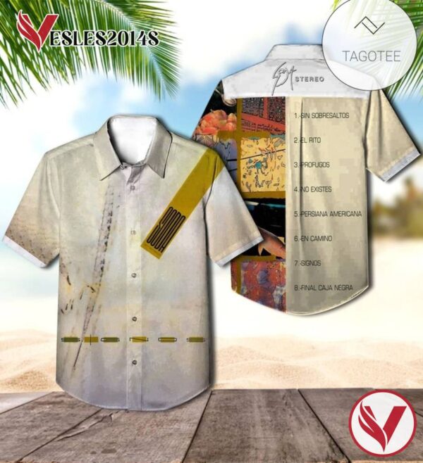 Soda Stereo Signos Album Cover Hawaiian Shirt, Best Gift For Music Lovers Vesles2014S