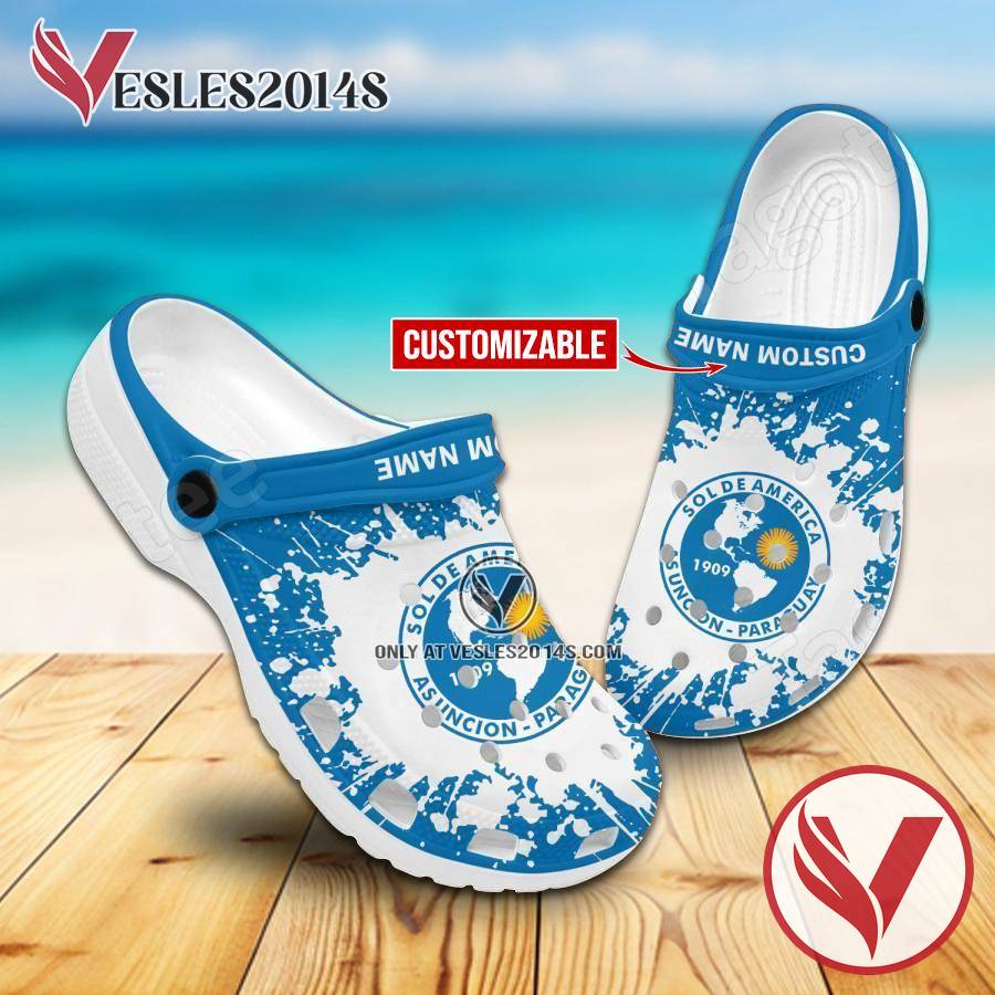 Sol de America Custom Name Crocs Shoes For Men And Women, Unique Clogs Shoes For Fans - Vesles2014S