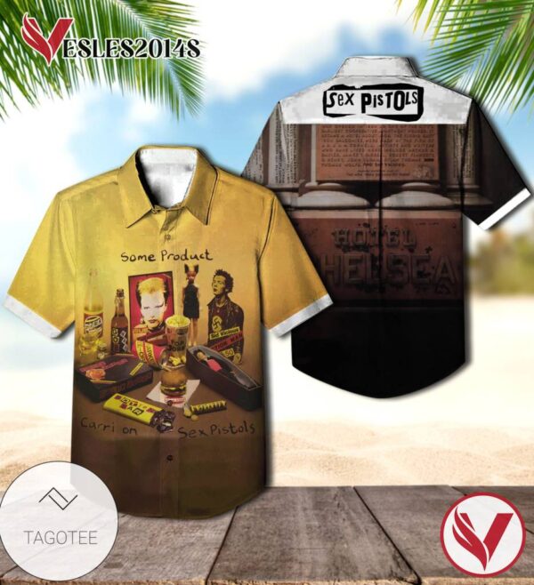 Some Product Carri On Sex Pistols Album Cover Hawaiian Shirt, Best Gift For Music Lovers Vesles2014S