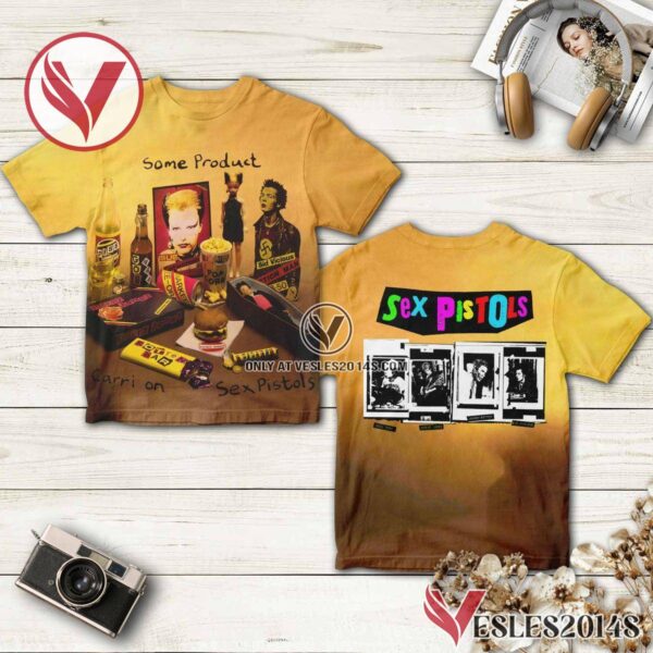 Some Product Carri On Sex Pistols Interview Album Cover Shirt Style 2, Unique Gifts For Music Lovers - Vesles2014S
