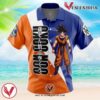 Son Goku Dragon Ball Z Hawaiian Button Up Shirt, Perfect Gifts For Anime Lovers - Vesles2014S