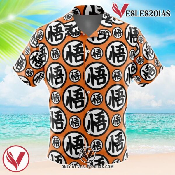 Son Goku Kai Dragon Ball Z Hawaiian Button Up Shirt, Perfect Gifts For Anime Lovers - Vesles2014S