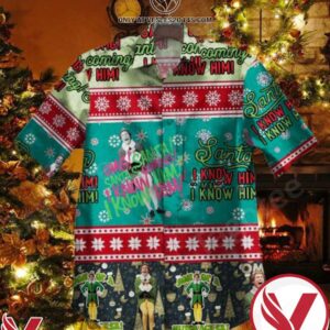 Son Of A Nutcracker Santa’s Coming I Know Him Hawaiian Shirt, Unique Gifts For Friends - Vesles2014S 1