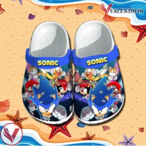 Sonic the Hedgehog Crocs Clog Shoes Style 1, Unique Gift From  Vesles2014S