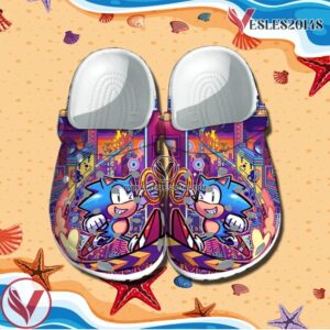 Sonic the Hedgehog Crocs Clog Shoes Style 2, Unique Gift From  Vesles2014S 2
