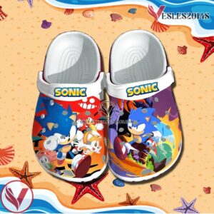 Sonic the Hedgehog Crocs Clog Shoes Style 3, Unique Gift From  Vesles2014S 2