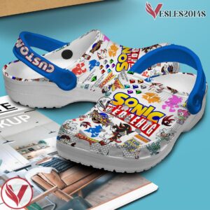 Sonic the Hedgehog Movie Crocs Crocband Clogs Shoes Comfortable For Men Women and Kids - Vesles2014S 2