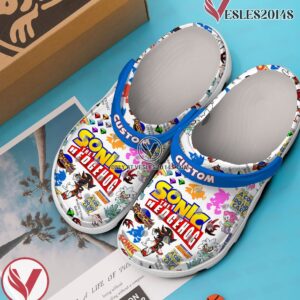Sonic the Hedgehog Movie Crocs Crocband Clogs Shoes Comfortable For Men Women and Kids - Vesles2014S 3
