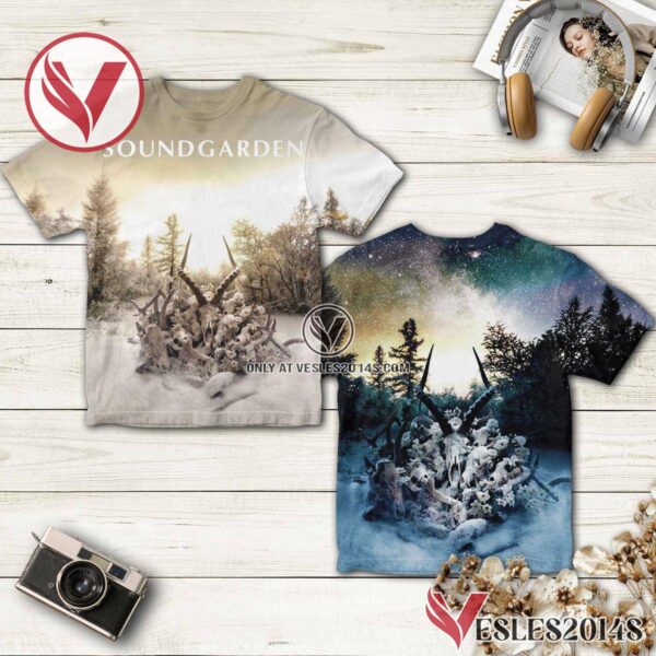 Soundgarden King Animal Album Cover Shirt, Unique Gifts For Music Lovers - Vesles2014S