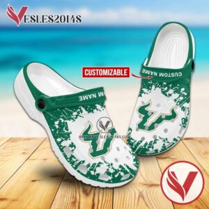 South Florida Logo Custom Crocs Shoes For Men And Women, Unique Clogs Shoes For Fans - Vesles2014S