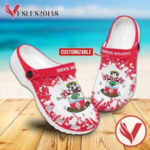 Southampton Custom Crocs Shoes For Men And Women, Unique Clogs Shoes For Fans - Vesles2014S
