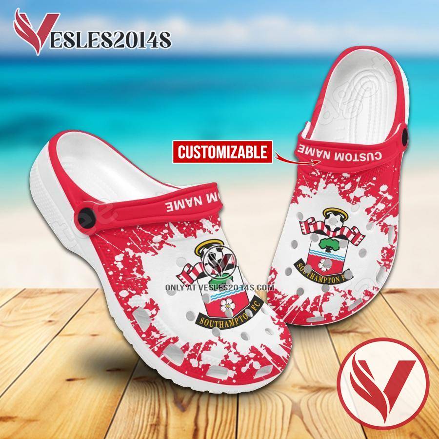 Southampton Custom Crocs Shoes For Men And Women, Unique Clogs Shoes For Fans - Vesles2014S