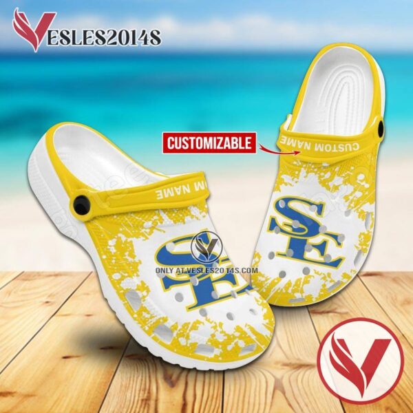 Southeastern Oklahoma State University Custom Crocs Clogs, Unique Footwear For Fans