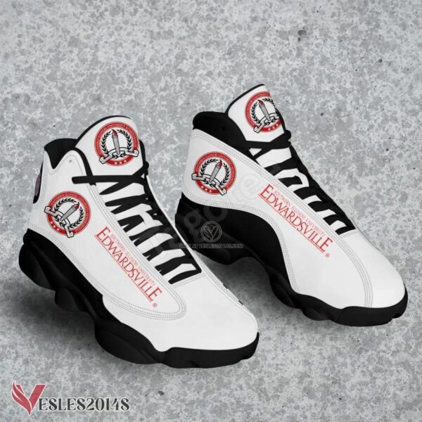 Southern Illinois University-Edwardsville Logo Air Jordan 13 Shoes, Best Sneaker Gifts For Fans - Vesles2014s