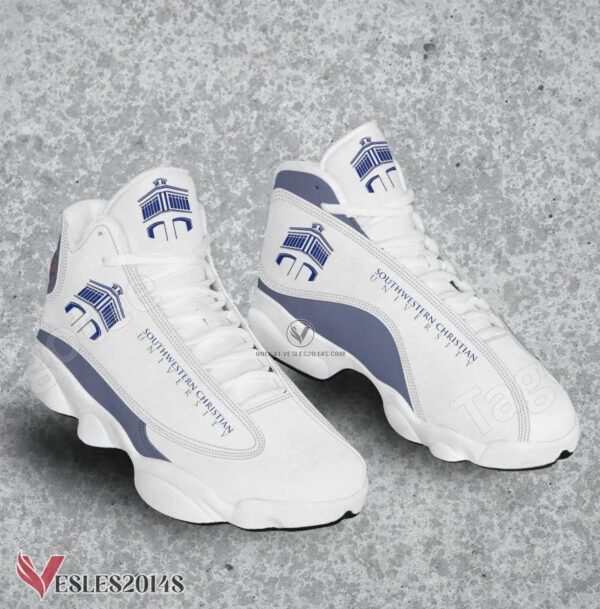 Southwestern Christian University Logo Air Jordan 13 Shoes, Best Sneaker Gifts For Fans - Vesles2014s