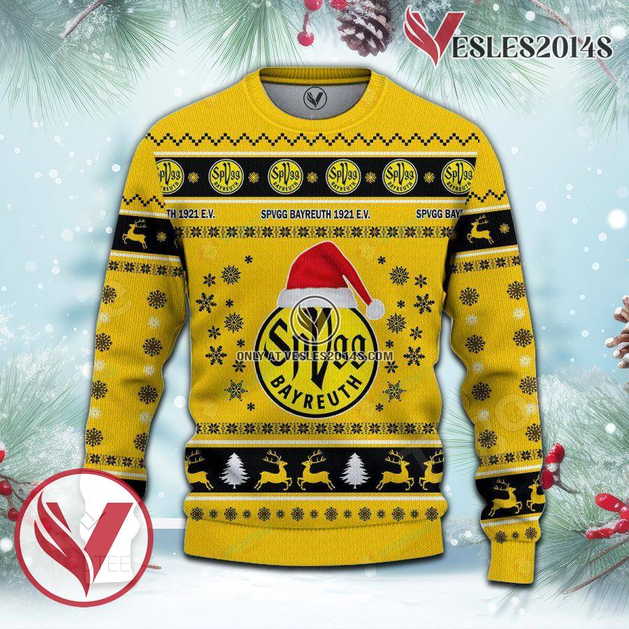 SpVgg Bayreuth 1921 e.V Sport Ugly Christmas Sweater, Unique Gifts For Fans - Vesles2014aS 2
