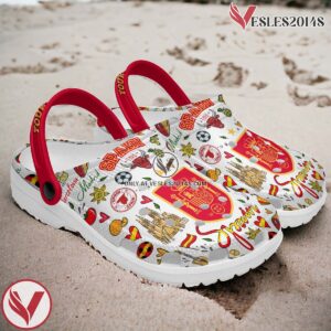 Spain National Football Team 2024 EuroCrocs Crocband Clogs Shoes Comfortable For Men Women and Kids, Unique Gift From  Vesles2014S 2