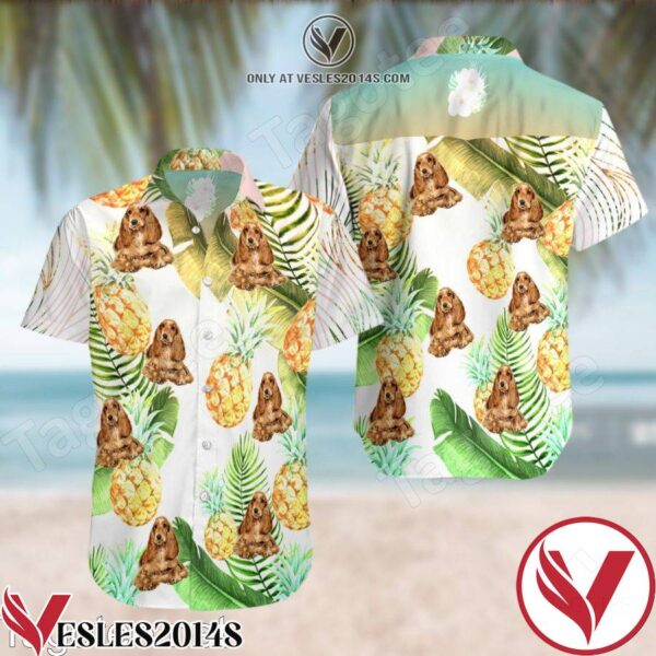 Spaniels Cocker Dog Hawaiian Shirt And Short, Unique Gifts For Friends - Vesles2014S 1