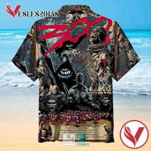 Spartan Three Hundred Warriors Casual Hawaiian Shirt, Best Gifts For Summer Vesles2014S 2