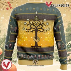 Spend Christmas in Fellowship The Lord of the Rings Ugly Christmas Sweater, Unique Christmas Gift For Fans - Vesles2014S 3