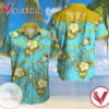 Spice Girls Hawaiian V Graphic Print Short Sleeve Hawaiian Casual Shirt Vesles2014S