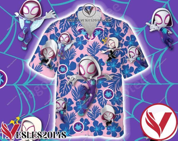 Spider Gwen Hawaiian Shirt, Unique Gifts For Friends - Vesles2014S 1