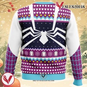 Spider Gwen Spider Verse Spiderman Marvel Ugly Christmas Sweater, Unique Christmas Gift For Fans - Vesles2014S 1
