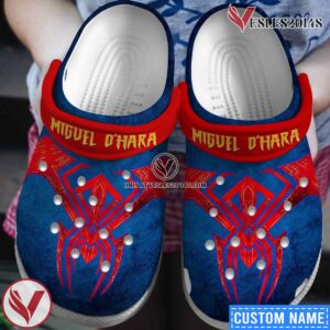 Spider Man Across The Spider Verse Cartoon Crocs Crocband Clogs Shoes Comfortable For Men Women and Kids Style 4, Unique Gift From  Vesles2014S