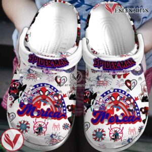 Spider Man Across The Spider Verse Cartoon Crocs Crocband Clogs Shoes Comfortable For Men Women and Kids Style 8, Unique Gift From  Vesles2014S